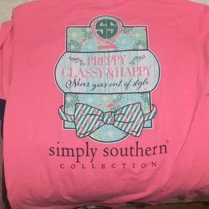 Pink Simply Southern Tee
